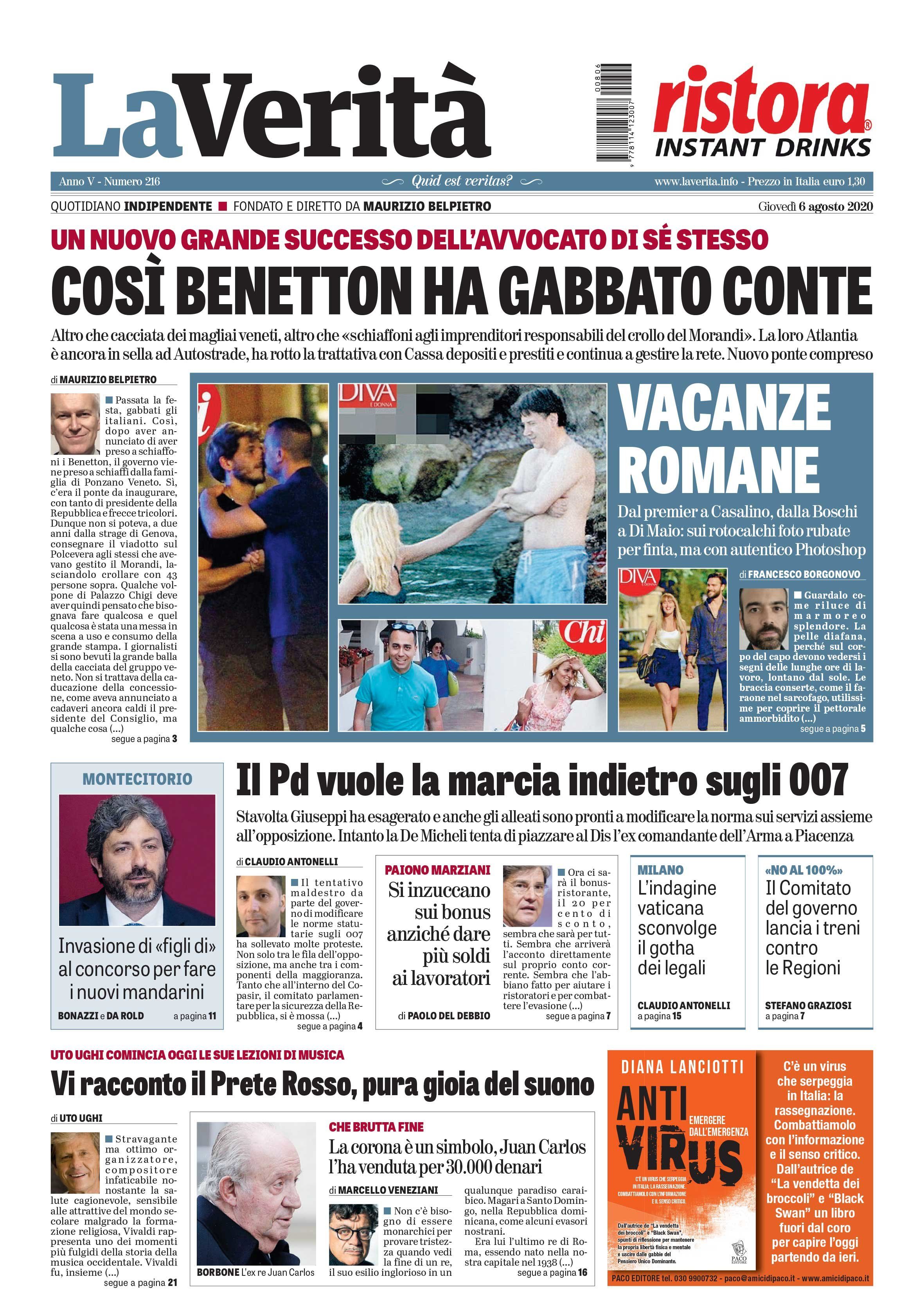 Oggi in edicola