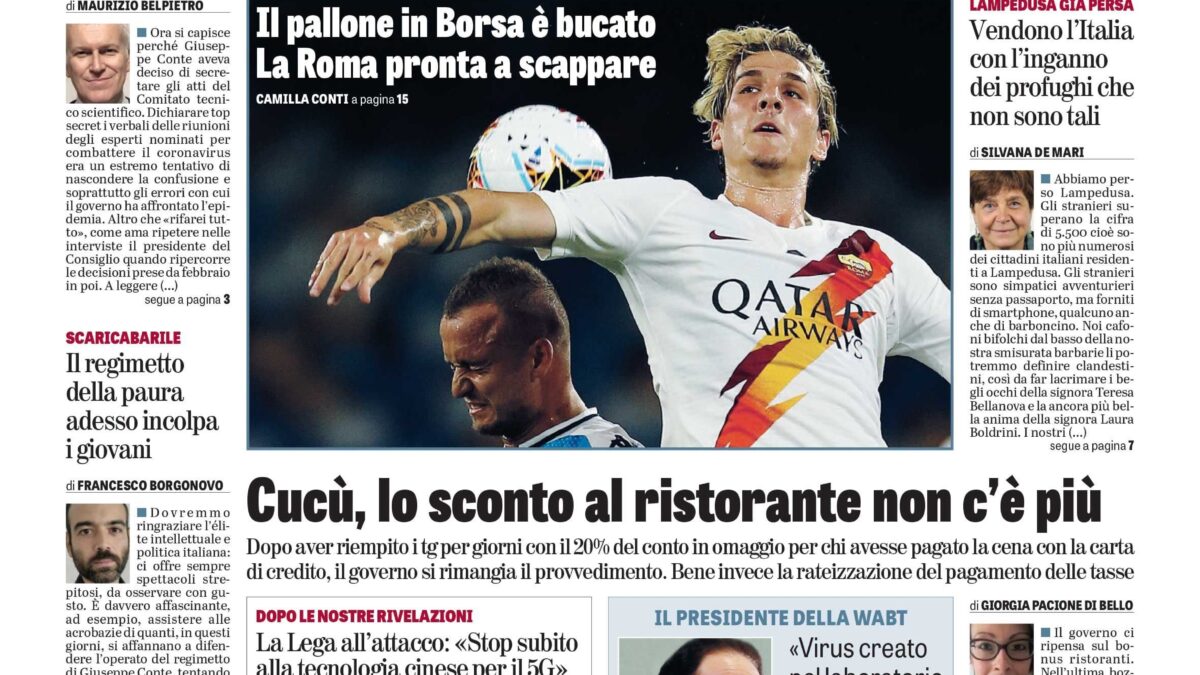 Oggi in edicola