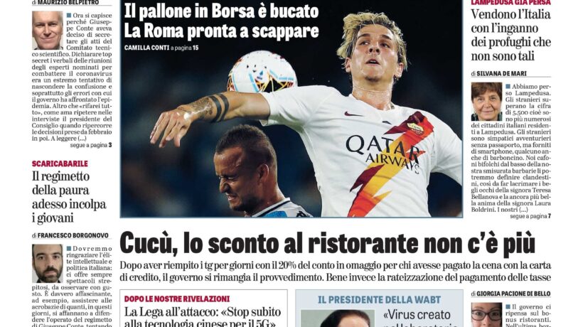 Oggi in edicola