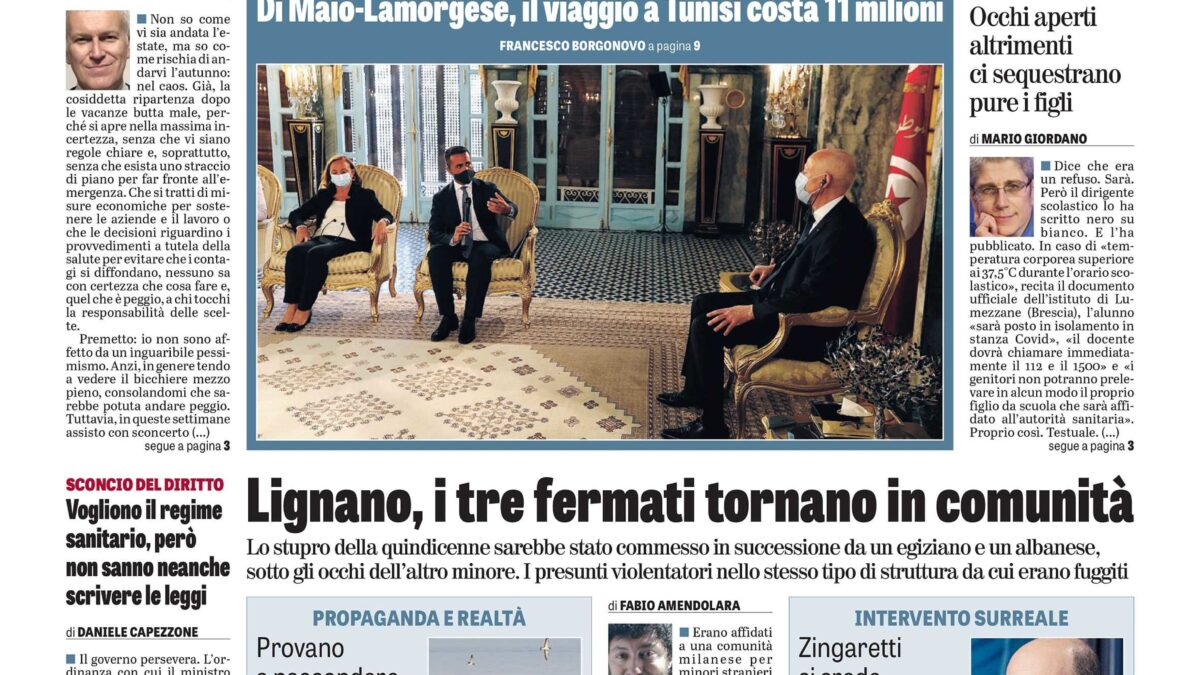 Oggi in edicola