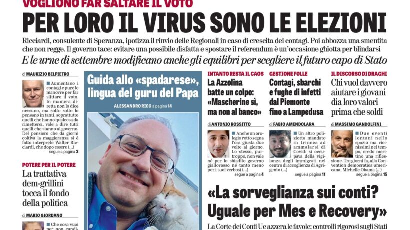 Oggi in edicola