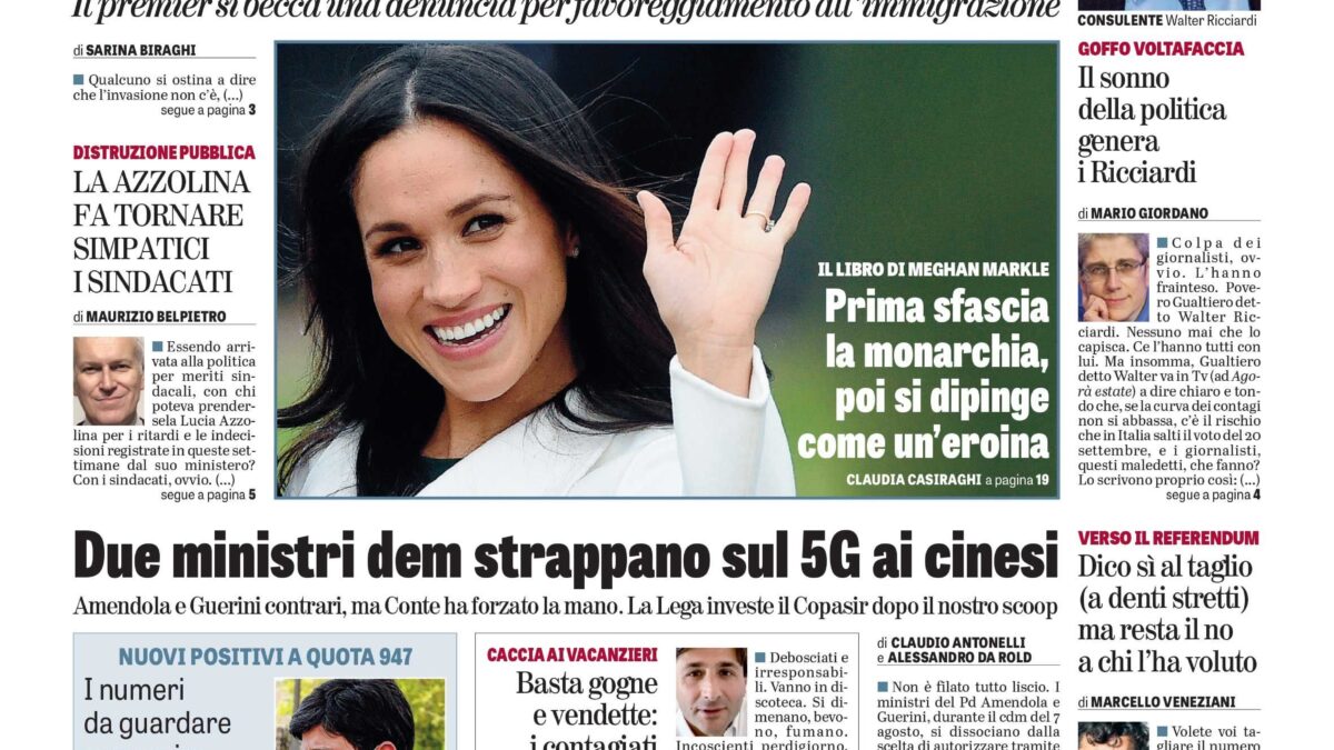 Oggi in edicola