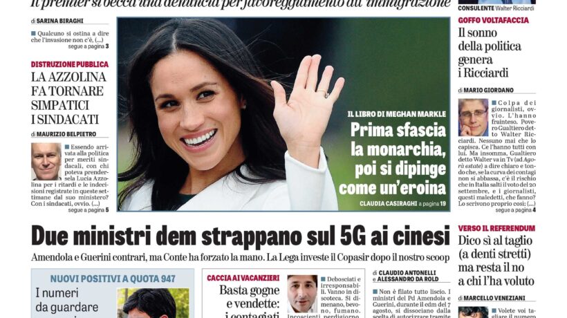 Oggi in edicola
