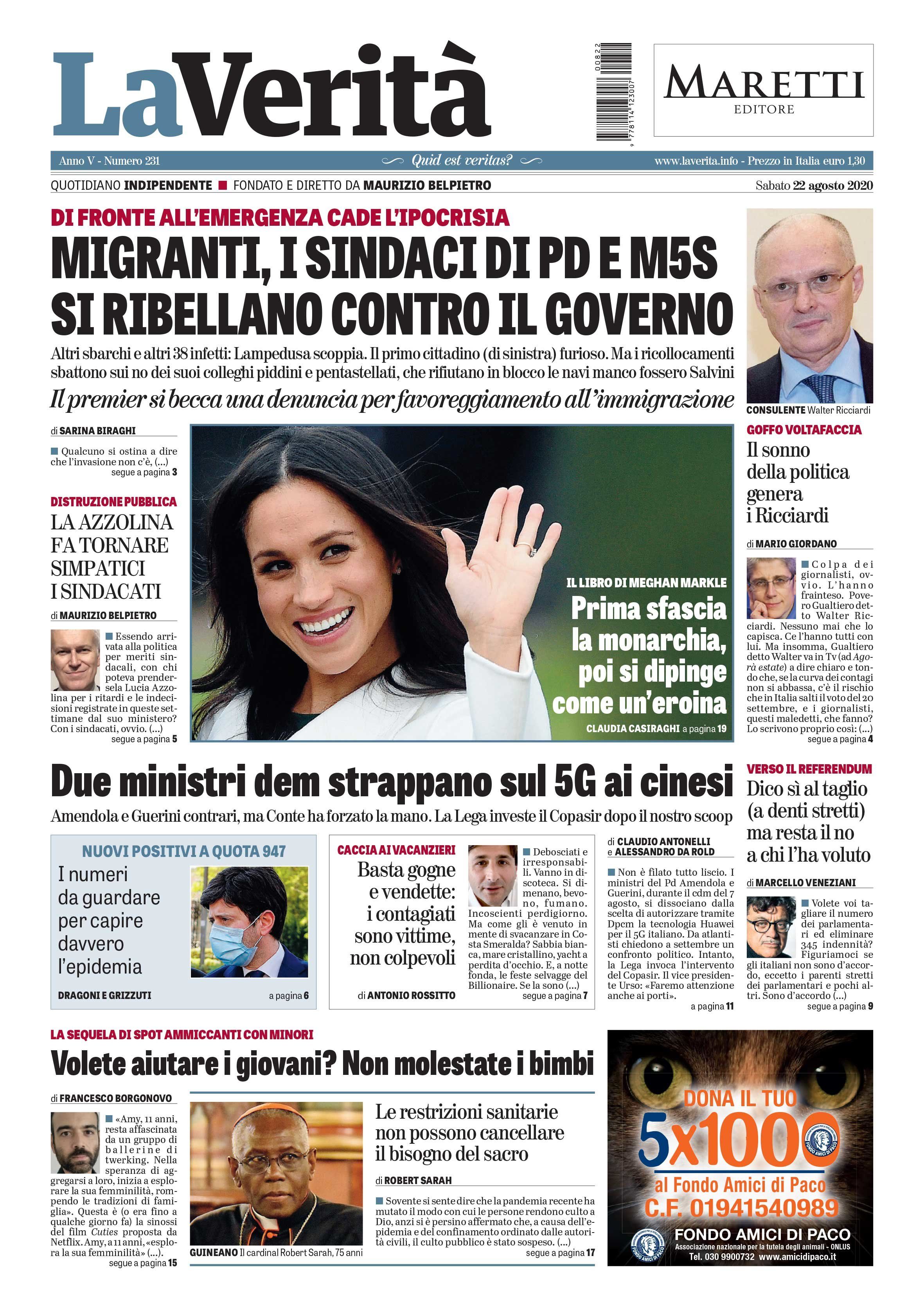 Oggi in edicola