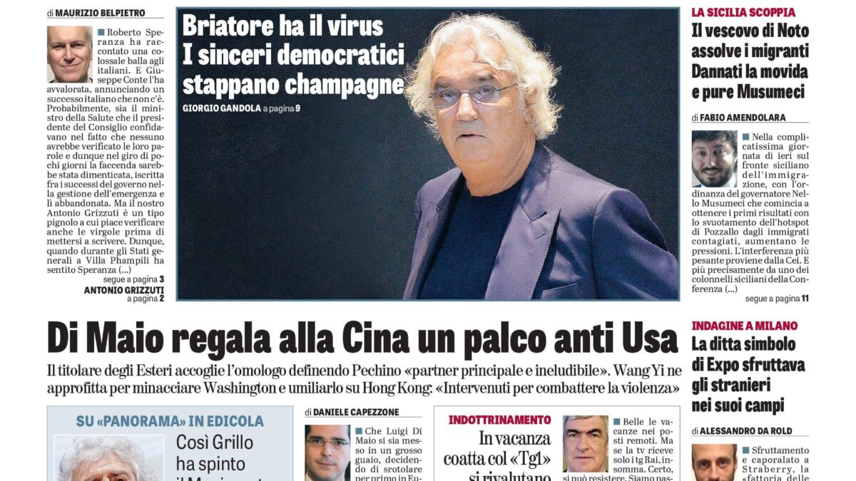 Oggi in edicola
