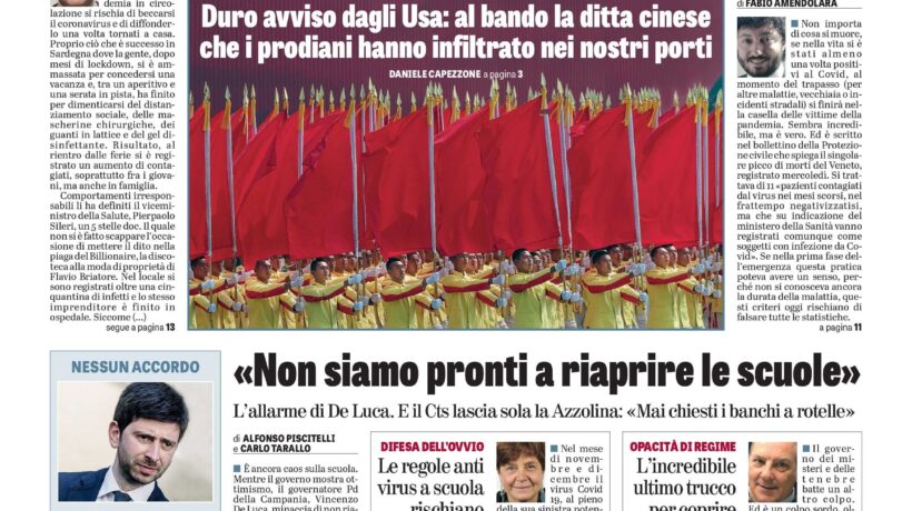 Oggi in edicola