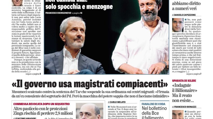 Oggi in edicola