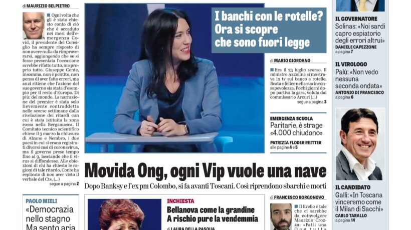 Oggi in edicola