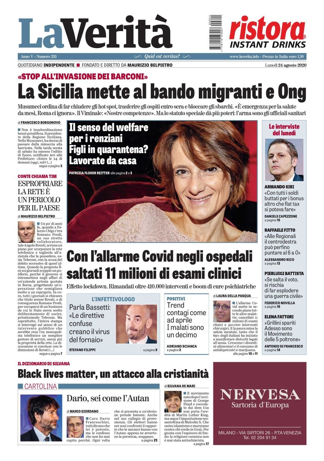 Oggi in edicola
