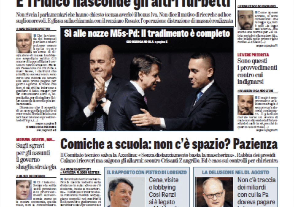 Oggi in edicola