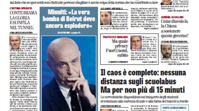 Oggi in edicola