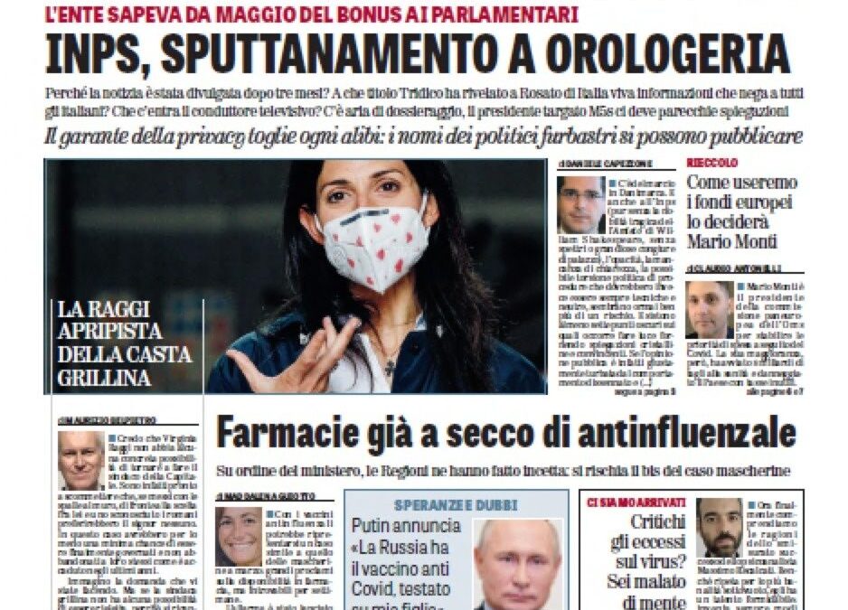 Oggi in edicola