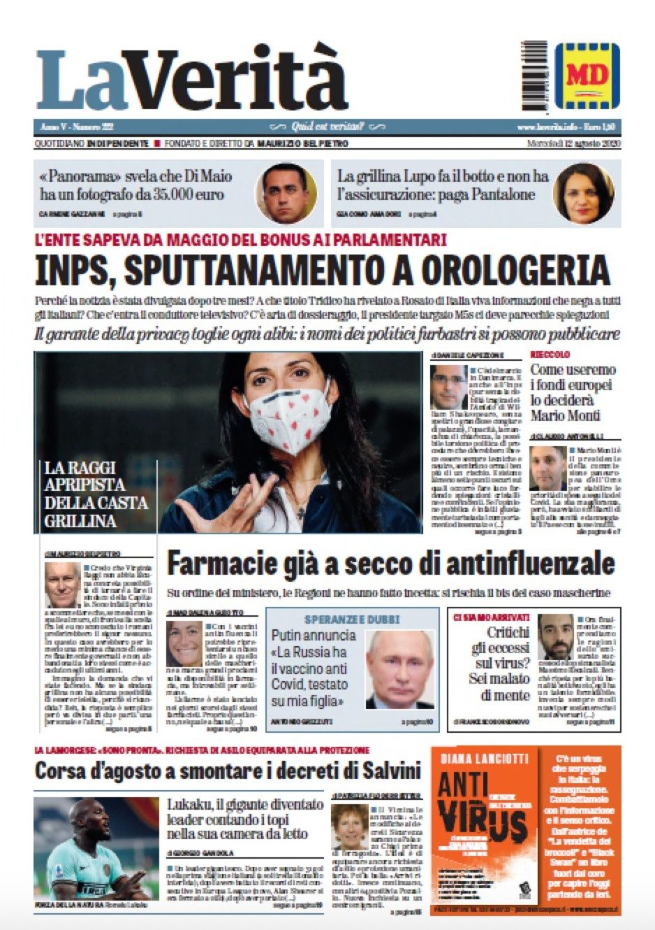Oggi in edicola
