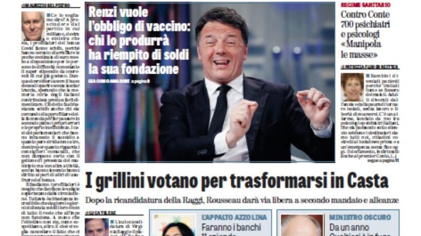Oggi in edicola