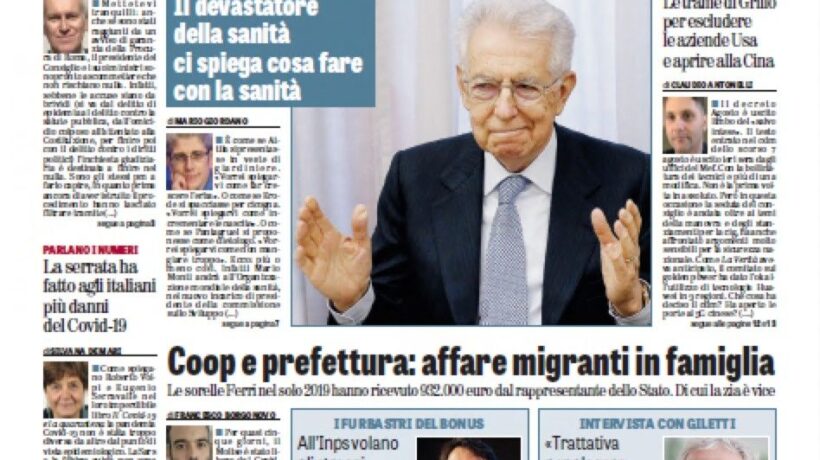 Oggi in edicola
