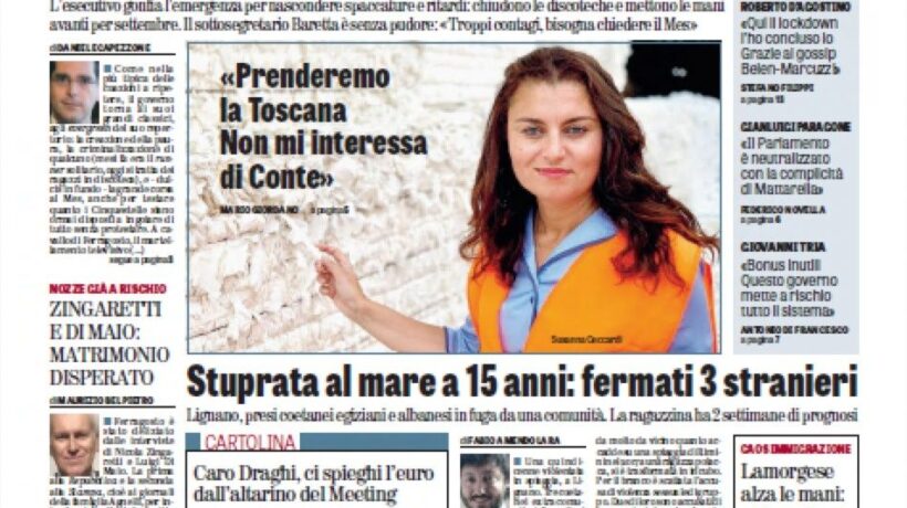 Oggi in edicola