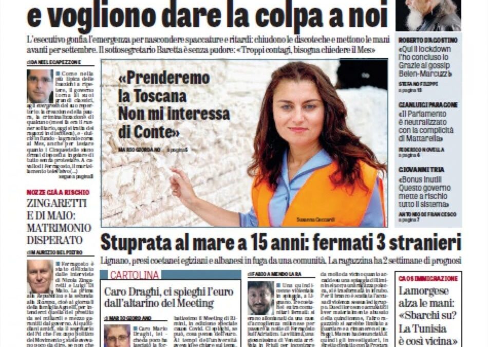 Oggi in edicola