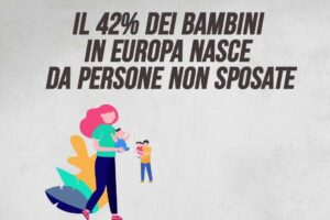 Il 42% dei figli in Europa nasce da persone non sposate