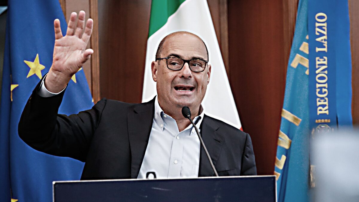 Zingaretti gongola per i complimenti di Sharon Stone piovuti dal cielo