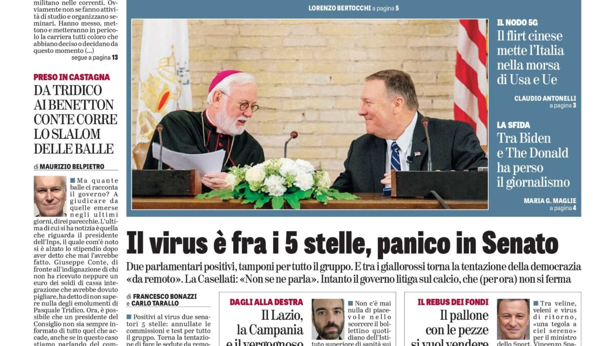 Oggi in edicola