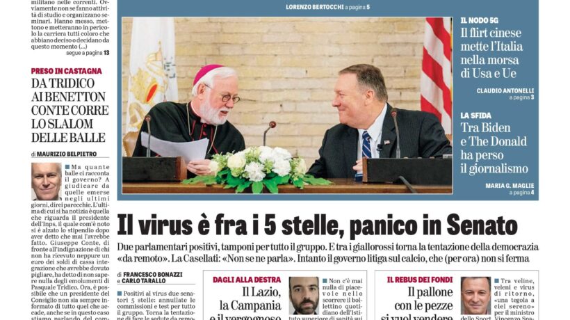 Oggi in edicola
