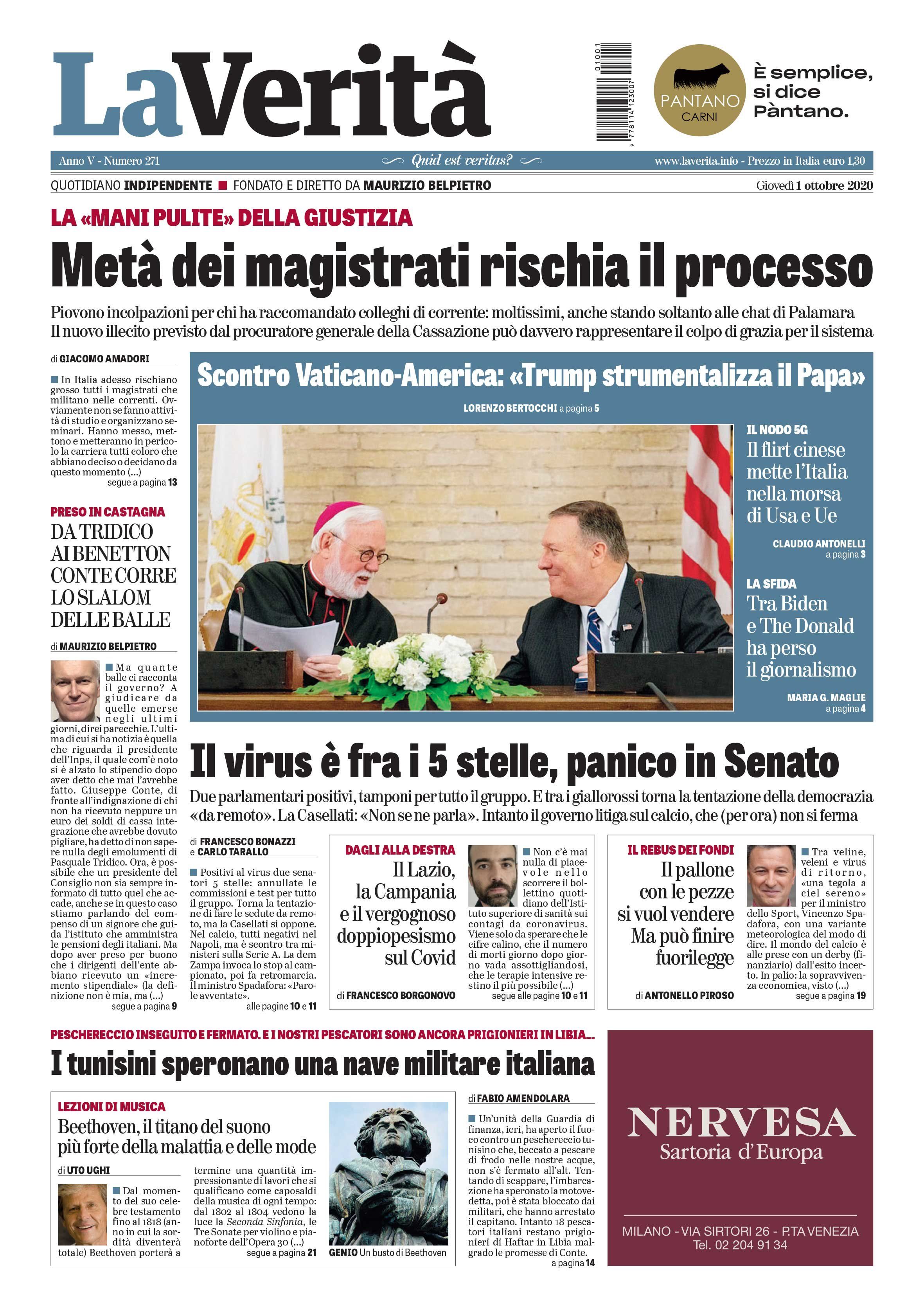 Oggi in edicola