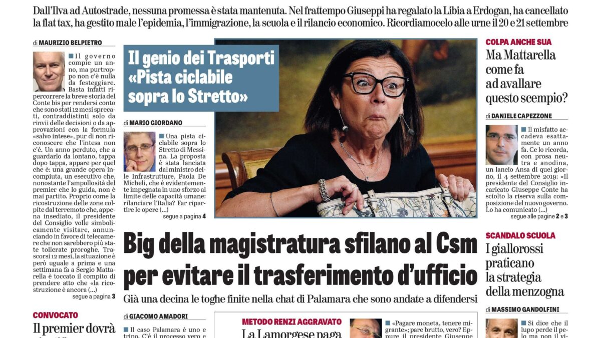 Oggi in edicola