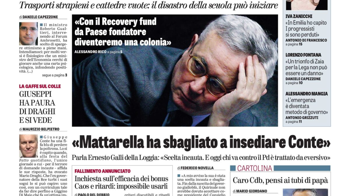 Oggi in edicola