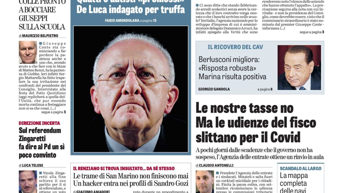 Oggi in edicola