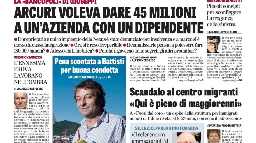 Oggi in edicola