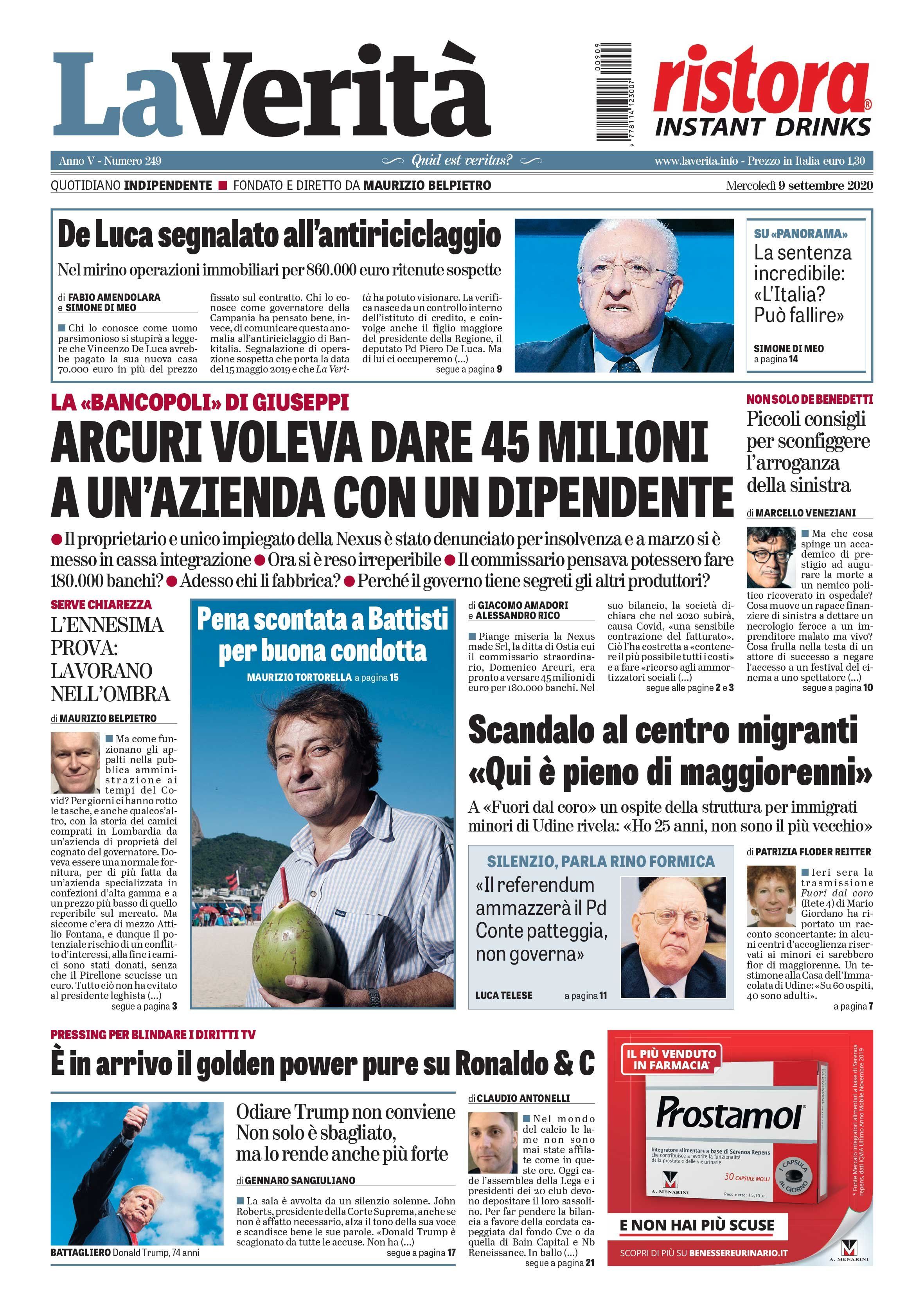 Oggi in edicola