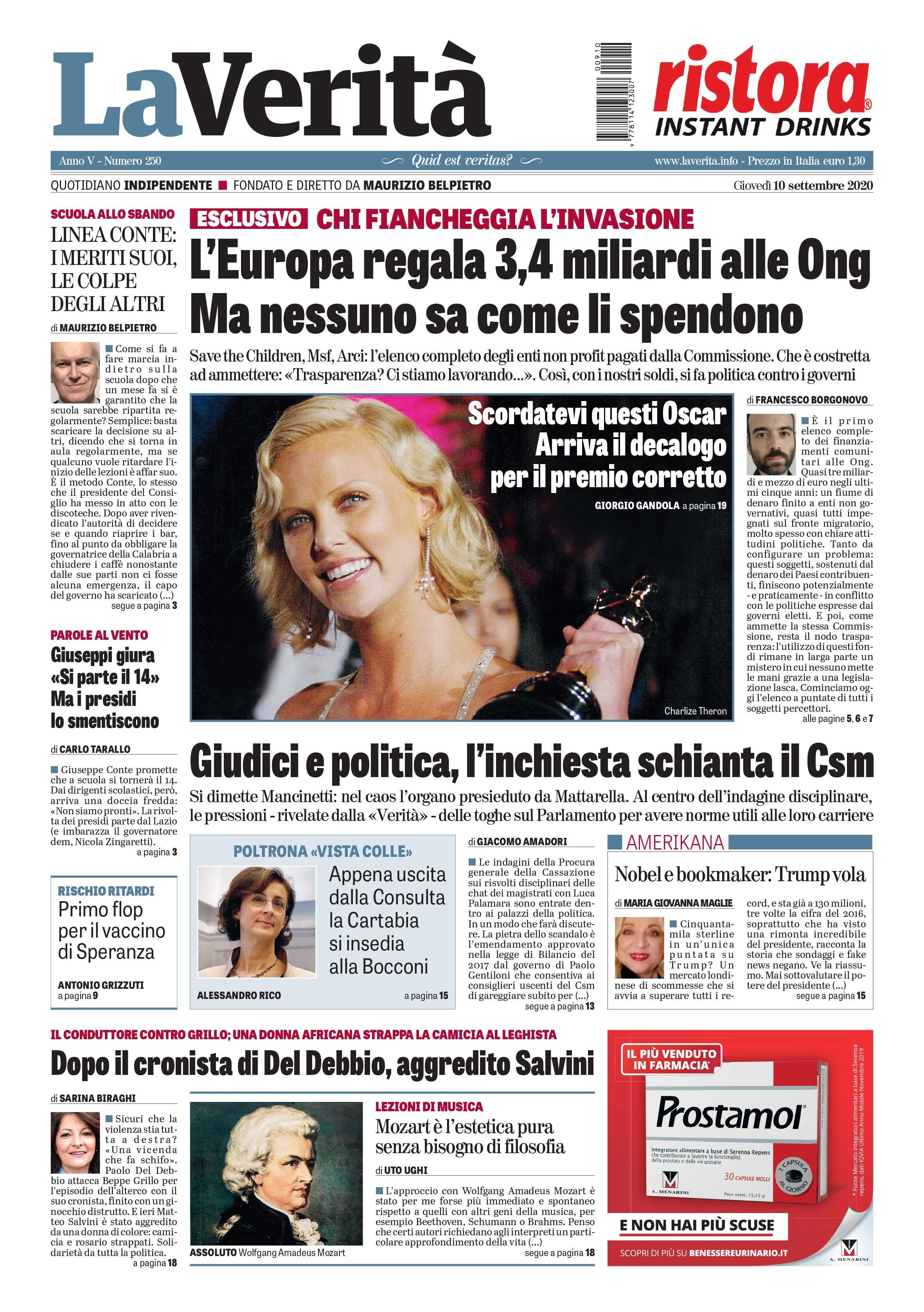 Oggi in edicola