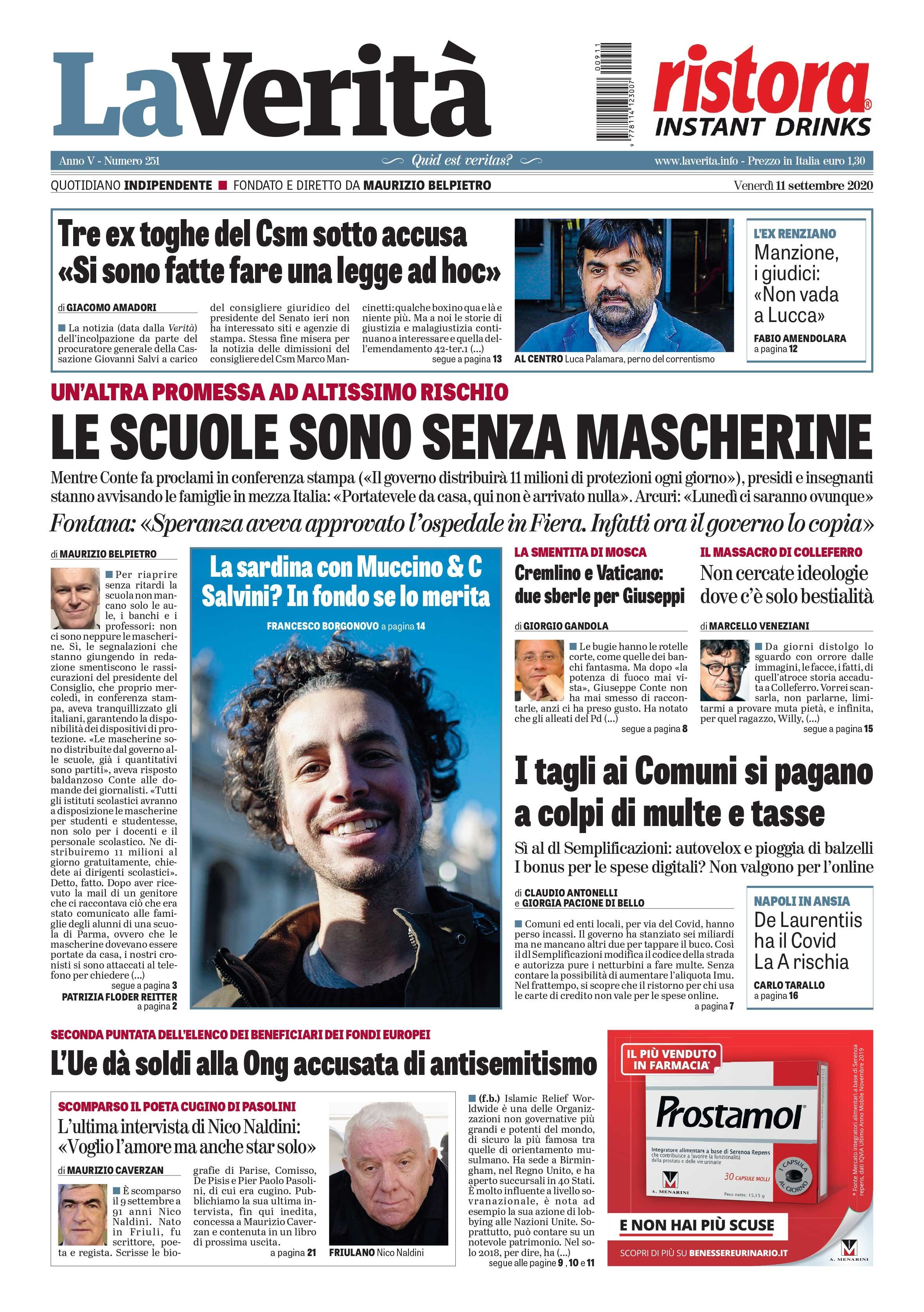 Oggi in edicola