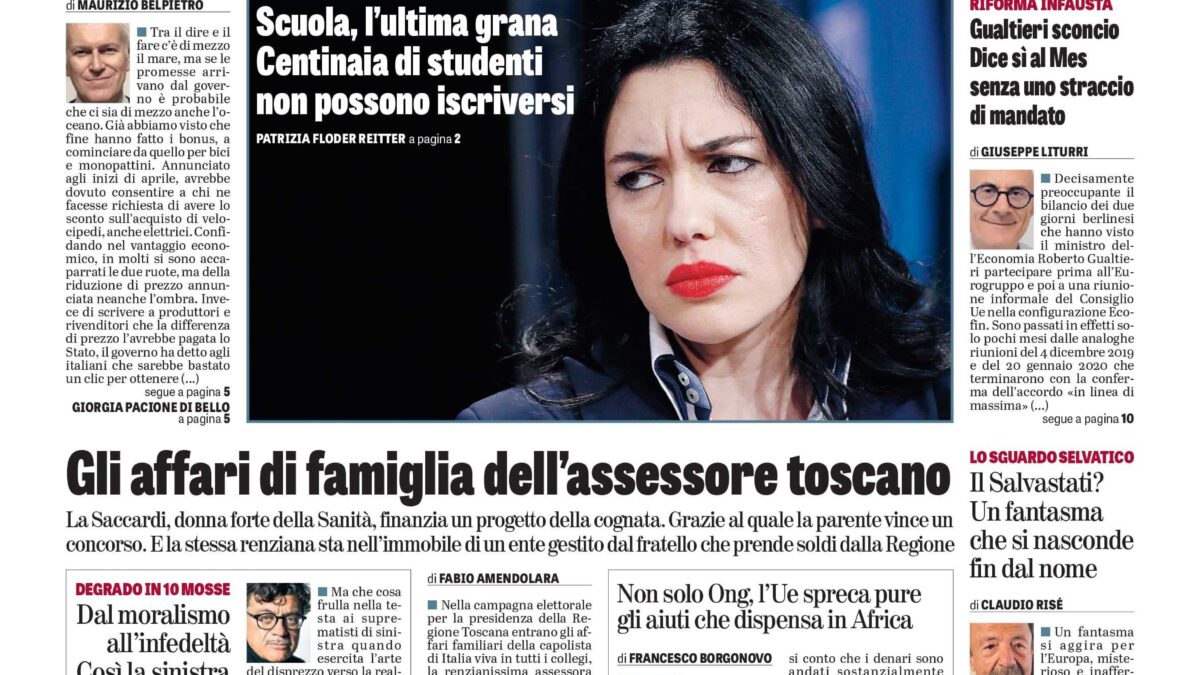 Oggi in edicola
