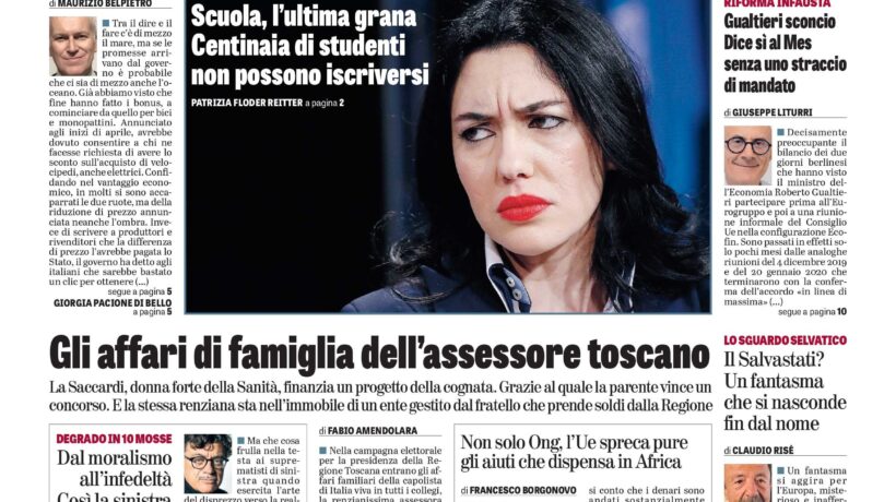 Oggi in edicola