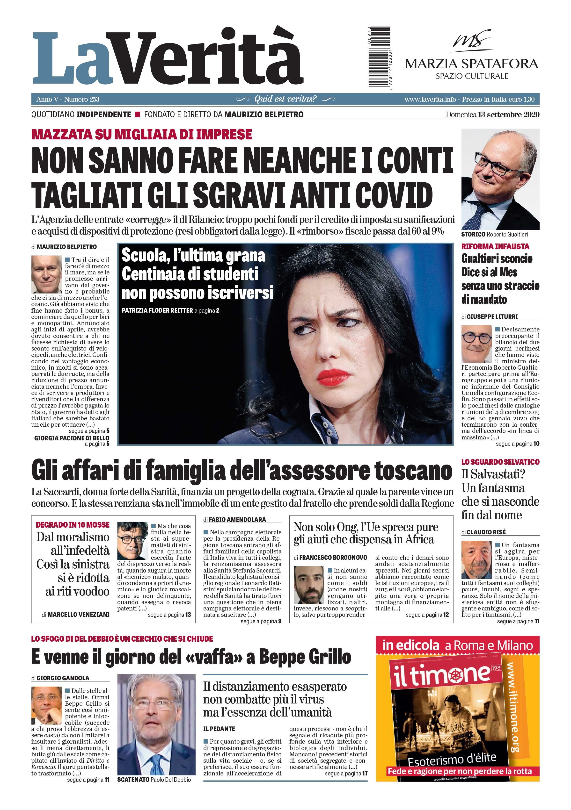 Oggi in edicola