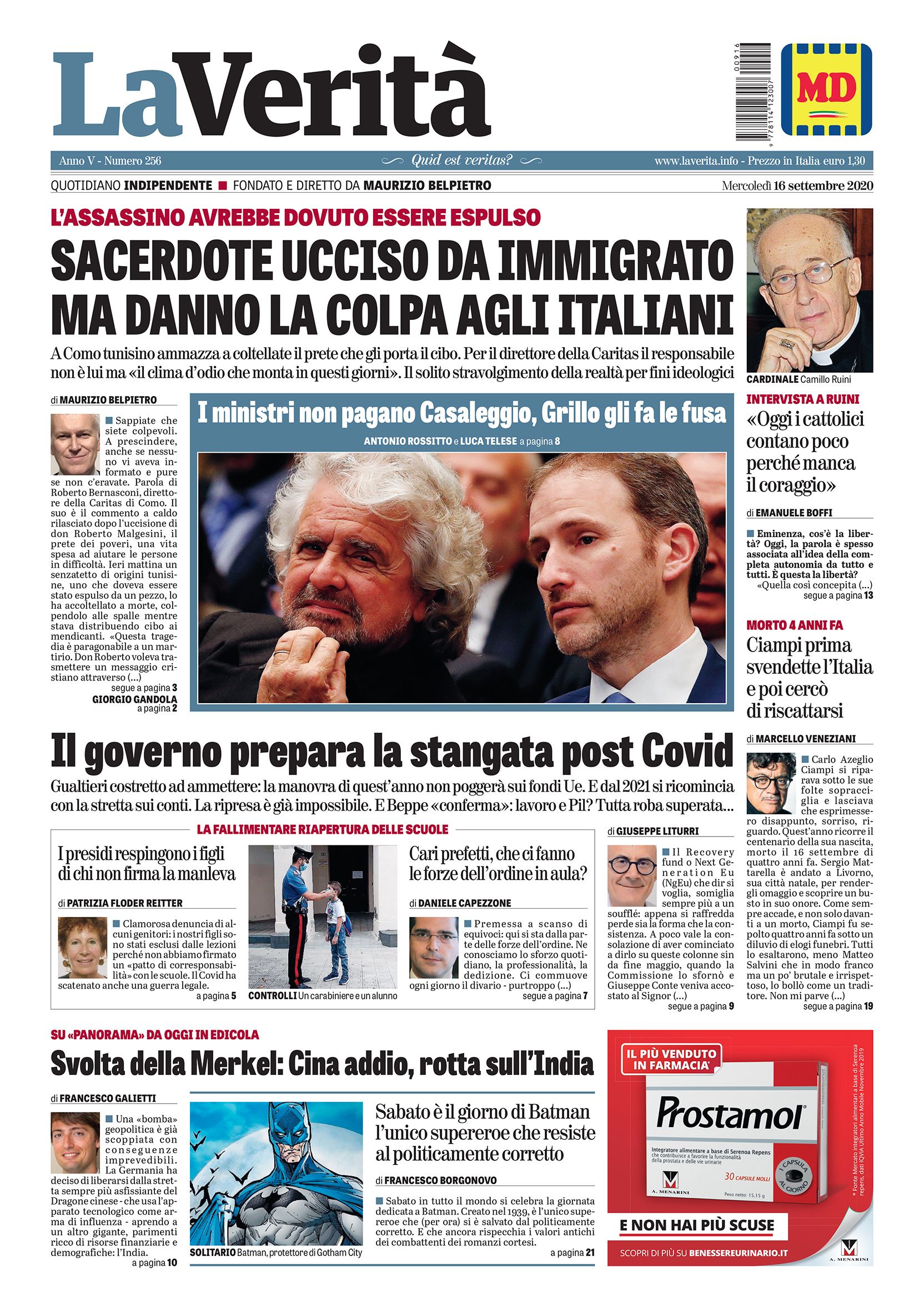 Oggi in edicola