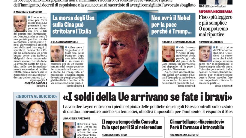 Oggi in edicola