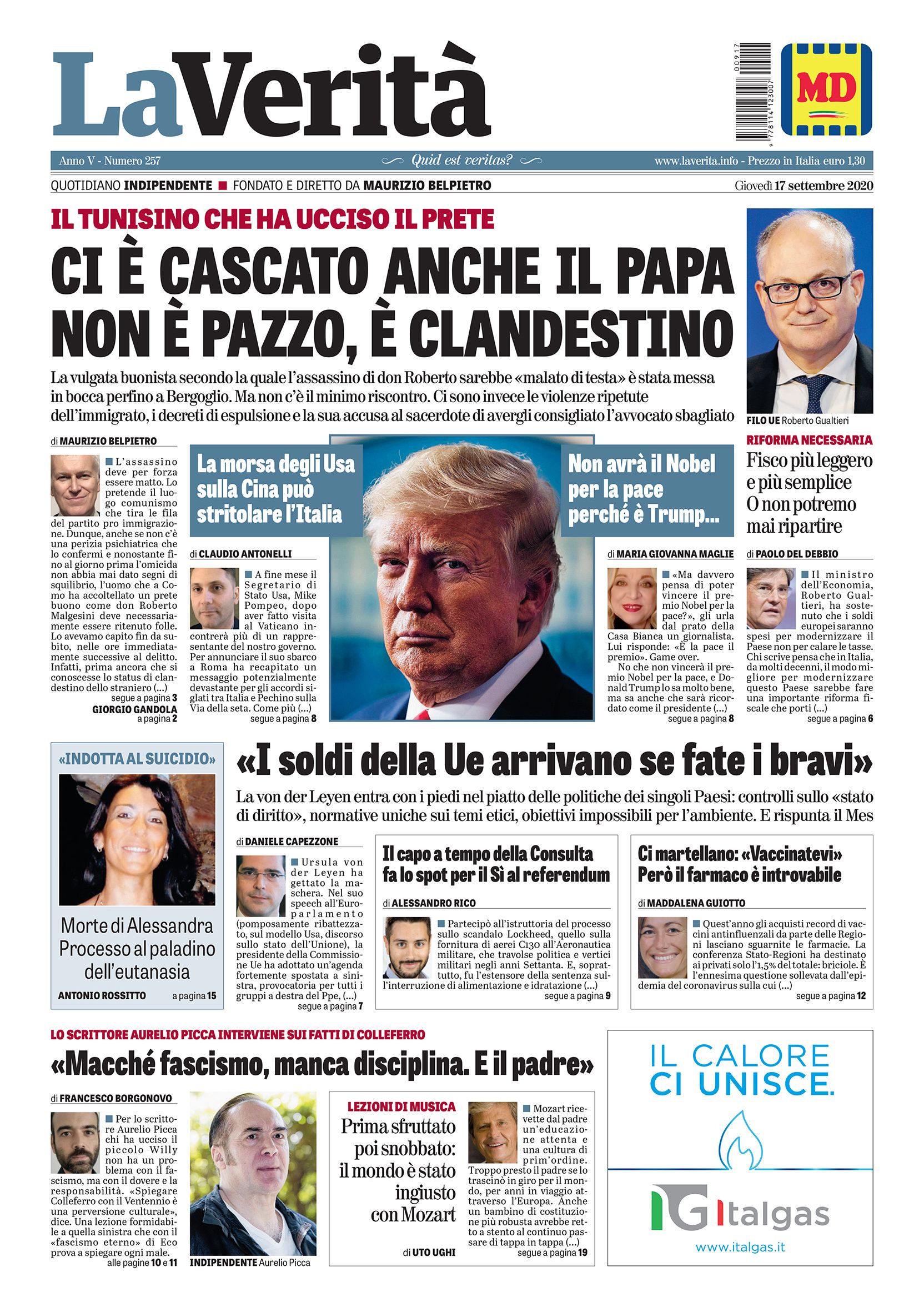 Oggi in edicola
