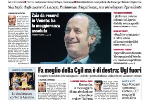 Oggi in edicola