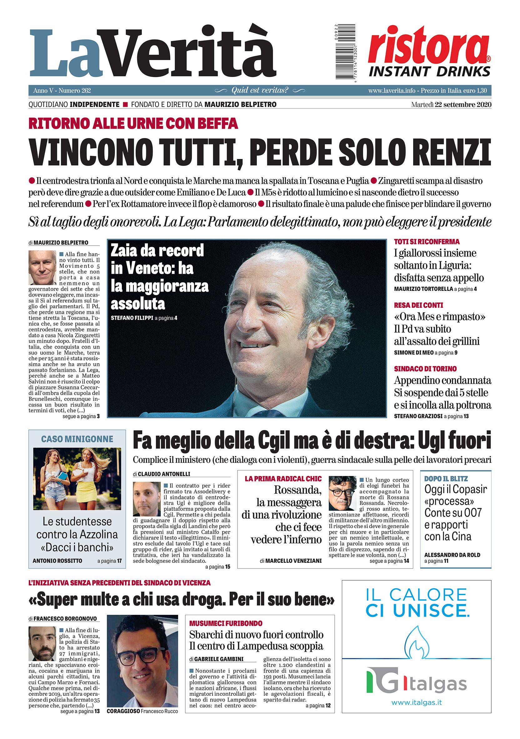 Oggi in edicola