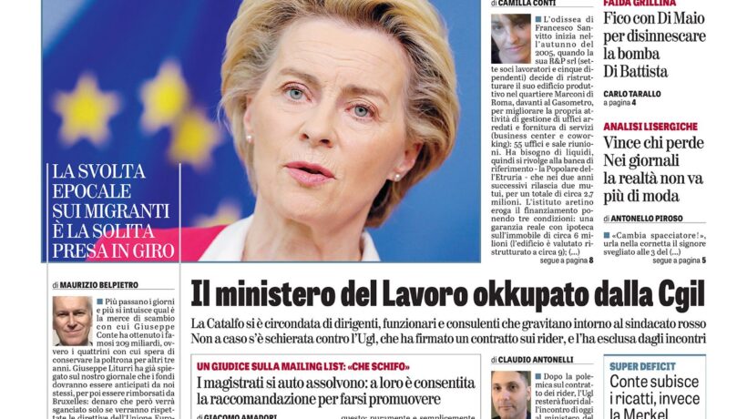 Oggi in edicola