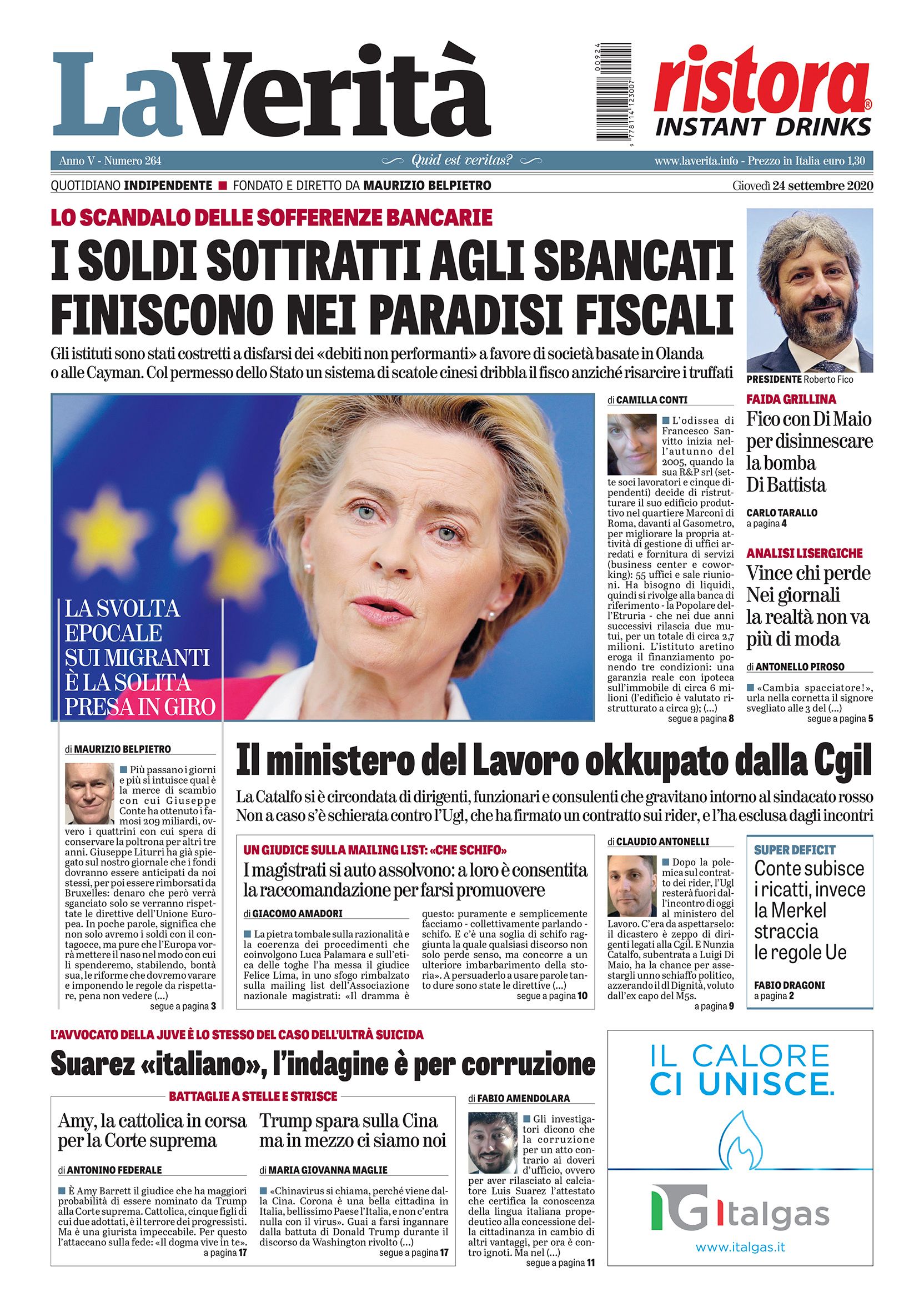 Oggi in edicola