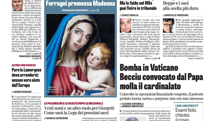 Oggi in edicola