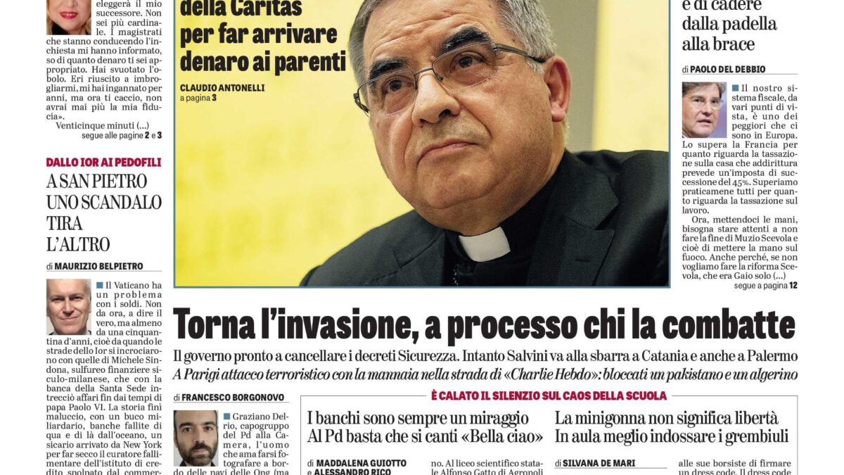 Oggi in edicola