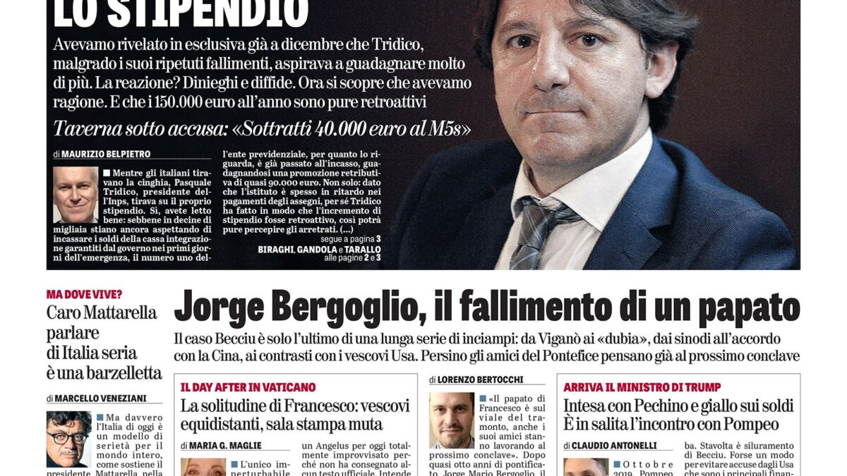 Oggi in edicola