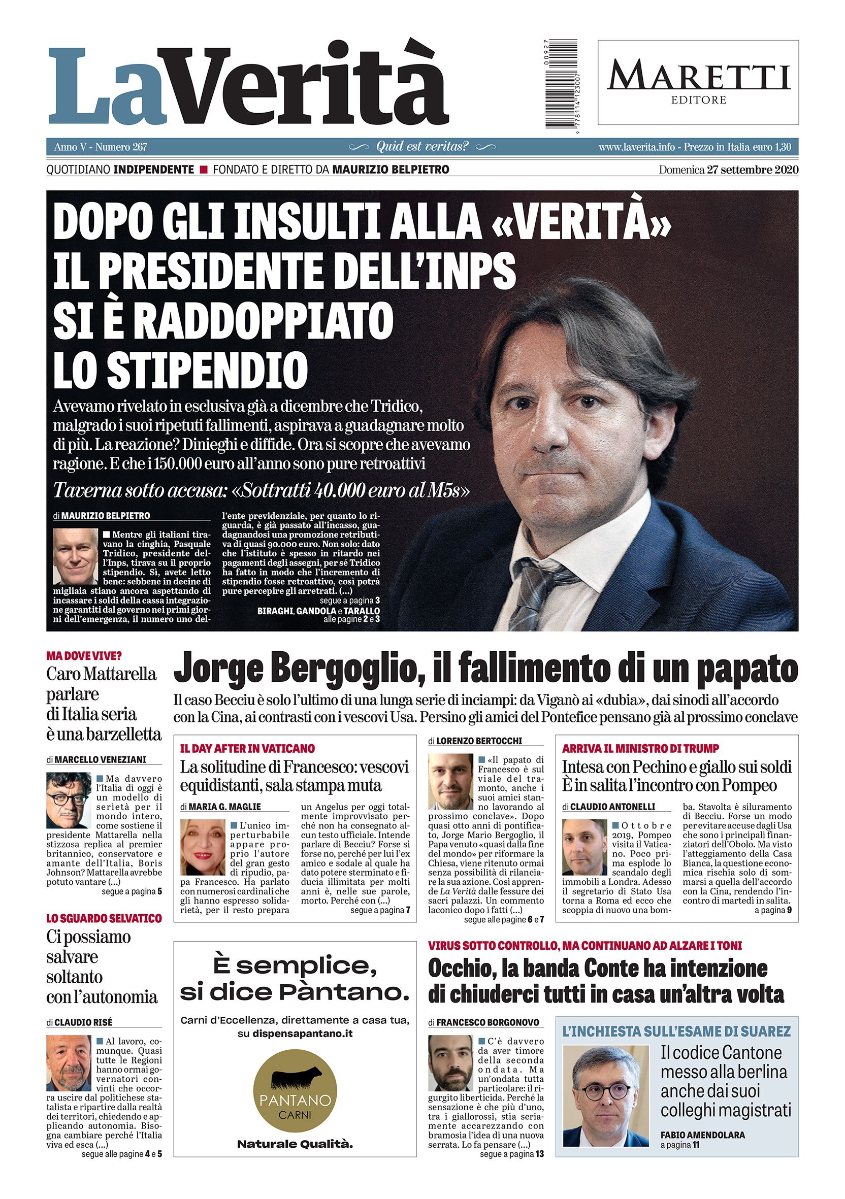 Oggi in edicola