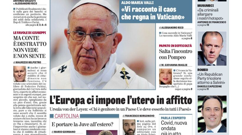 Oggi in edicola