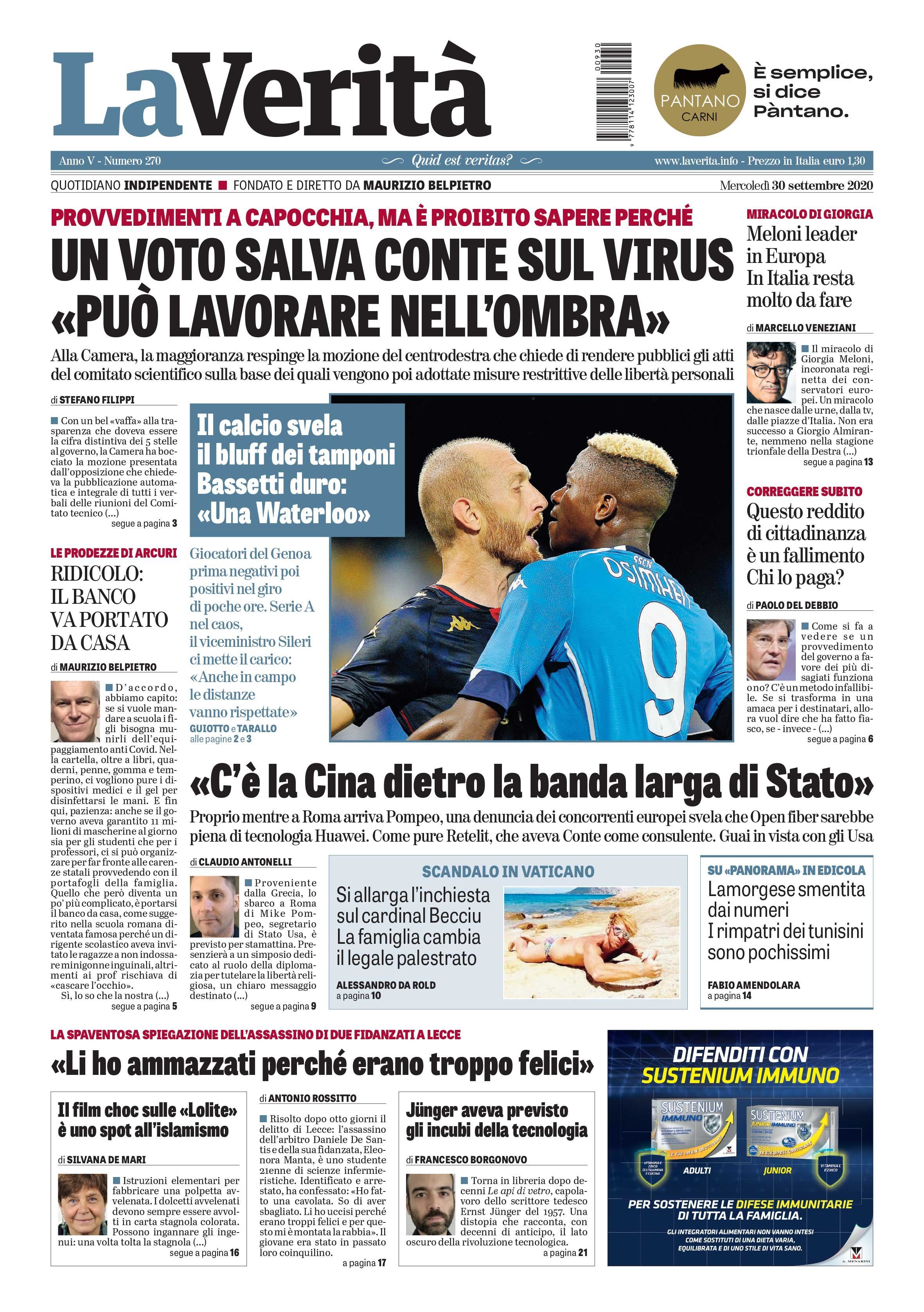 Oggi in edicola