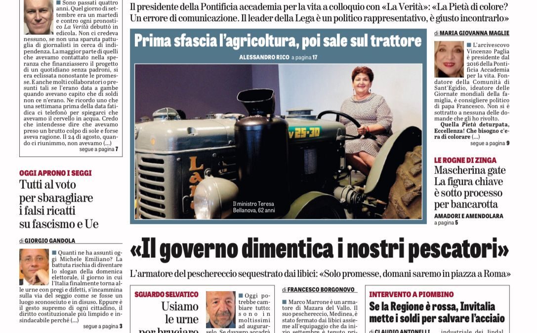 Oggi in edicola